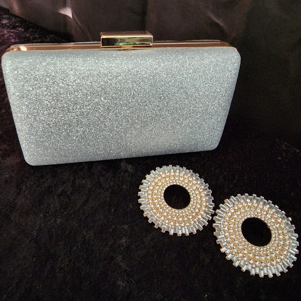 Clutch & Earrings Set